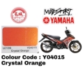 YAMAHA LC135 Y04015* CRYSTAL / CRYSTAL ORANGE / MOTORBIKE PAINT/ TOUCH UP PAINT/ DIY AEROSOL CAT SPRAY TIN 2K Motorcycle Paint Car Paint