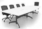 Boat shape meeting table with Taxus leg office table Meeting Table Conference table