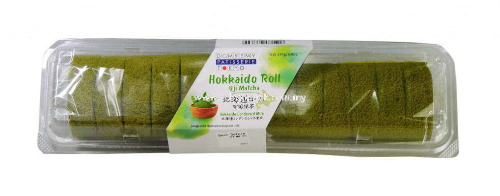 DOMREMY HOKKAIDO MACCHA(GREEN TEA)ROLL CAKE 195G(FROZEN)