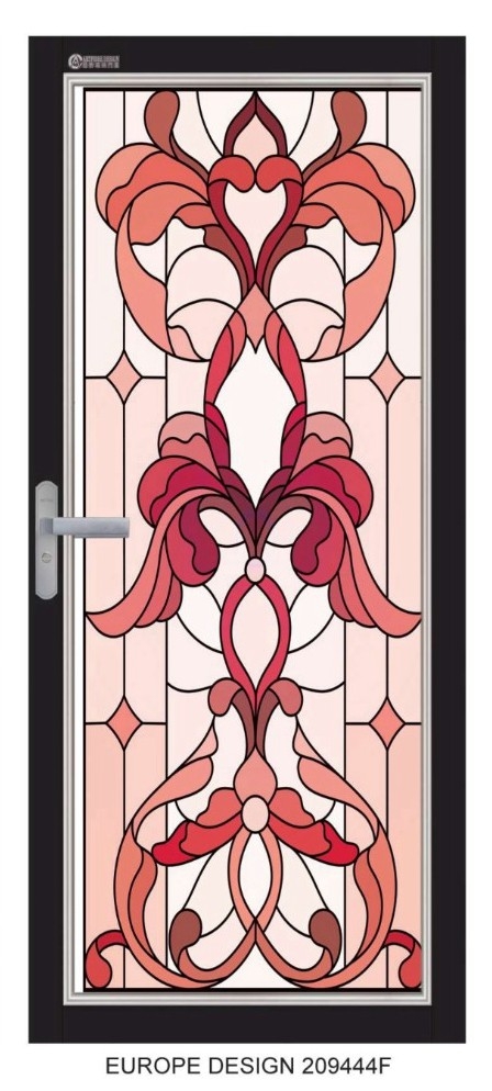 Stained Glass Art : 209444F Stained Glass Art : 209444F Stained Glass Aluminium Door Aluminium Door Choose Sample / Pattern Chart