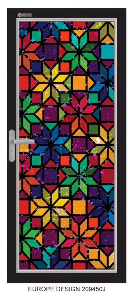 Stained Glass Art : 209450J Stained Glass Art : 209450J Stained Glass Aluminium Door Aluminium Door Choose Sample / Pattern Chart