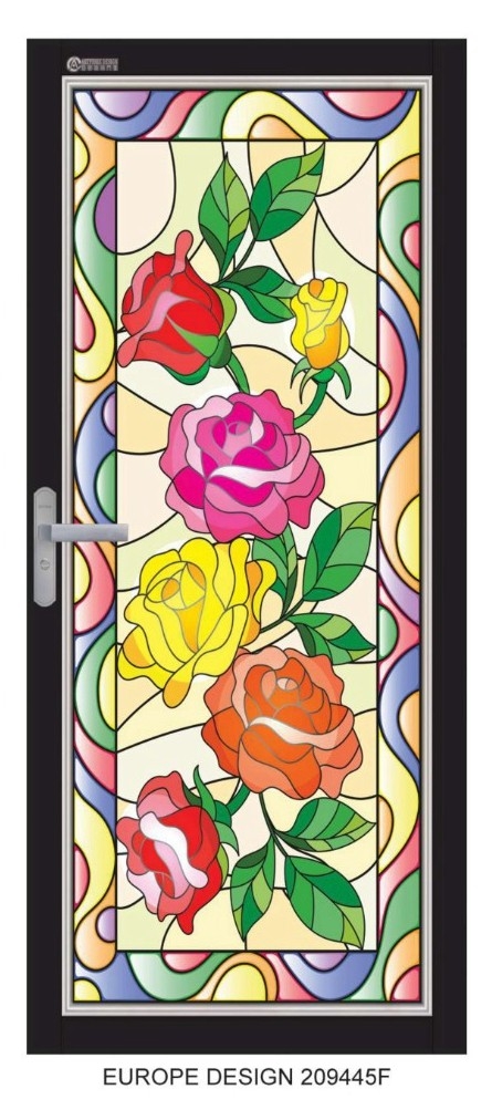Stained Glass Art : 209445F Stained Glass Art : 209445F Stained Glass Aluminium Door Aluminium Door Choose Sample / Pattern Chart
