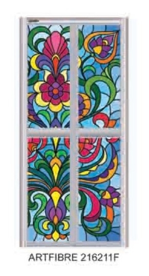 Stained Glass Art : 216211F Stained Glass Art : 216211F Stained Glass Aluminium Door Aluminium Door Choose Sample / Pattern Chart