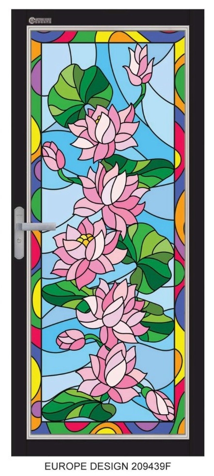 Stained Glass Art : 209439F Stained Glass Art : 209439F Stained Glass Aluminium Door Aluminium Door Choose Sample / Pattern Chart