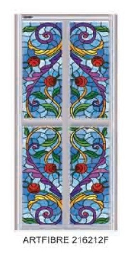 Stained Glass Art : 216212F Stained Glass Art : 216212F Stained Glass Aluminium Door Aluminium Door Choose Sample / Pattern Chart