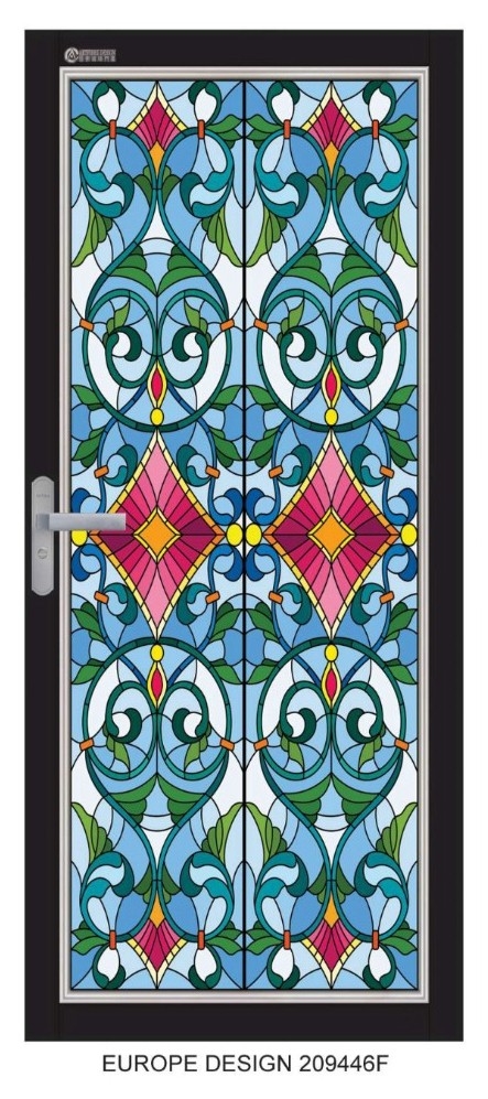Stained Glass Art : 209446F Stained Glass Art : 209446F Stained Glass Aluminium Door Aluminium Door Choose Sample / Pattern Chart