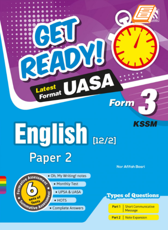 Get Ready UASA Form 3 KSSM English Paper 2