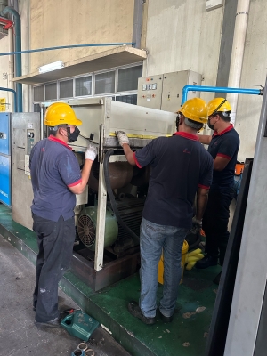 Repair Mitsui Seiki Air Compressor 