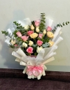 MHB1238 Mixed Colour Rose Bouquet floristkl Mother's Day Bouquet