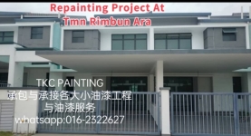 #Repainting project at# Rimbun Ara 