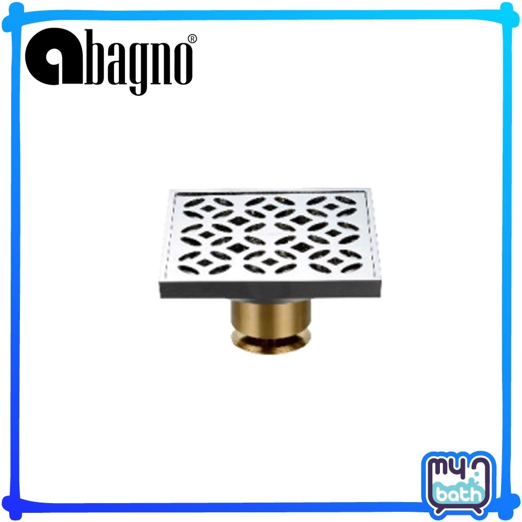 Abagno FD-10140-BC 100x100mm Bathroom Floor Drain Bathroom / Washroom Choose Sample / Pattern Chart