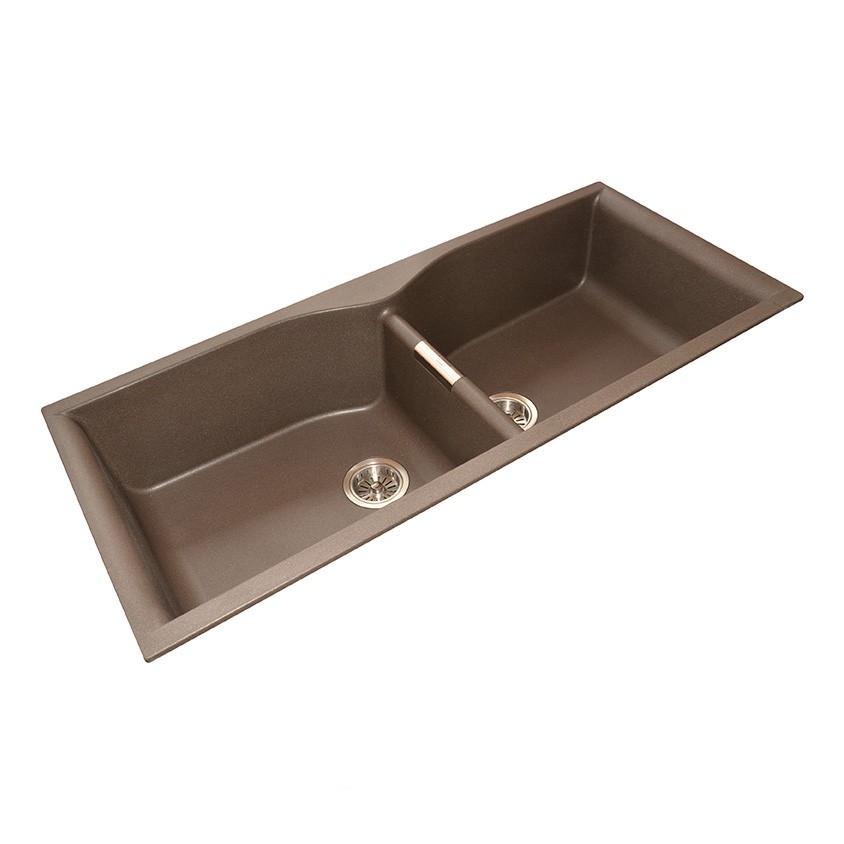Granite Sink - GKS11450 METALIC BROWN Granite Kitchen Sink Kitchen Sink Choose Sample / Pattern Chart