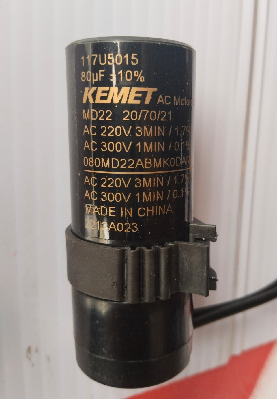KEMET CAPACITOR (FOR DANFOSS SC15D COMP.)