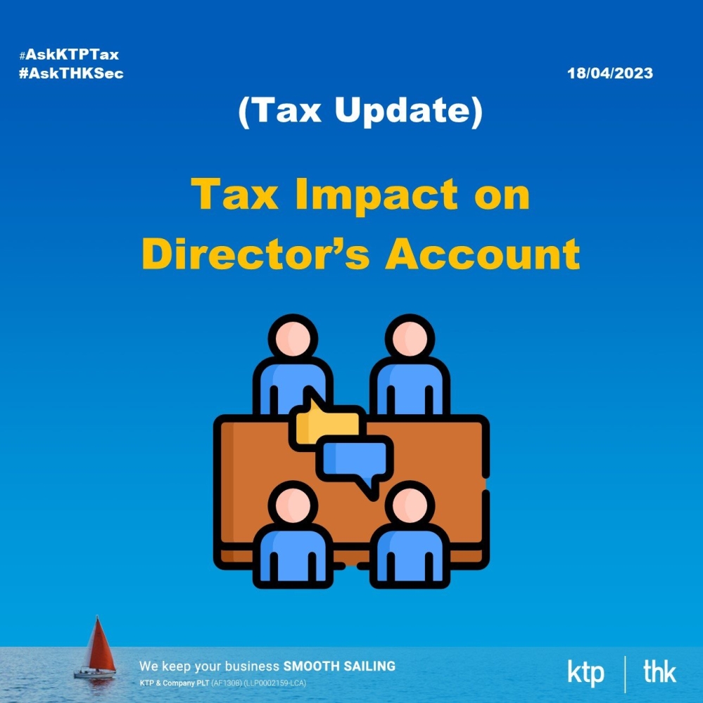 Tax Impact on Director’s Account