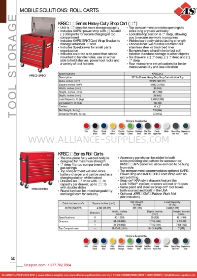 SNAP-ON Mobile Solutions: Roll Carts