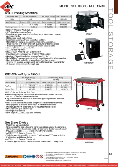 SNAP-ON Mobile Solutions: Roll Carts