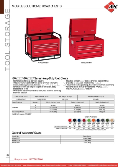 SNAP-ON Mobile Solutions: Road Chests