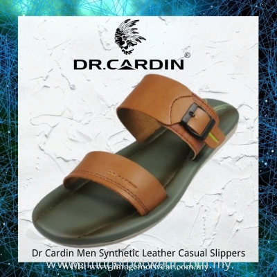 Dr Cardin Extra Size Men Casual Faux Leather Sandal-DC-8092-TAN Colour