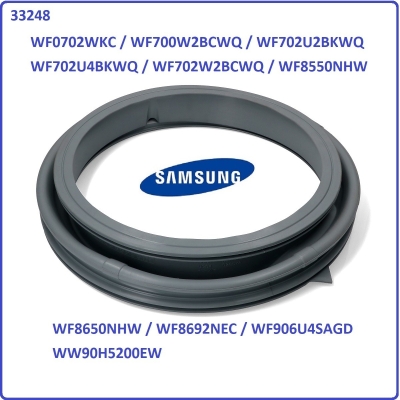 Code: 33248 Samsung WF0702WKC / WF700W2BCWQ / WF702U2BK / WF8550NHW WF8650NHW / WF8692NEC / WF906U4S