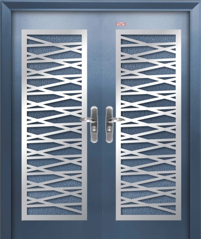 Blue Security Door - AP6-SS81