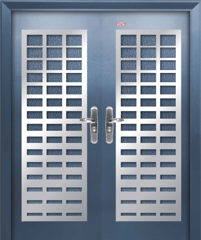 Blue Security Door - AP6-SS92