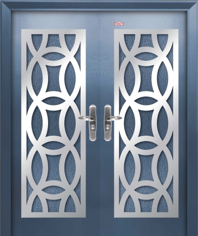 Blue Security Door - AP6-SS96