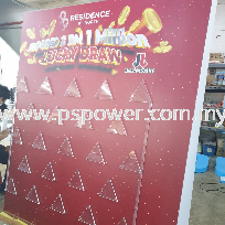 Custom made Plinko for Event Lucky Draw