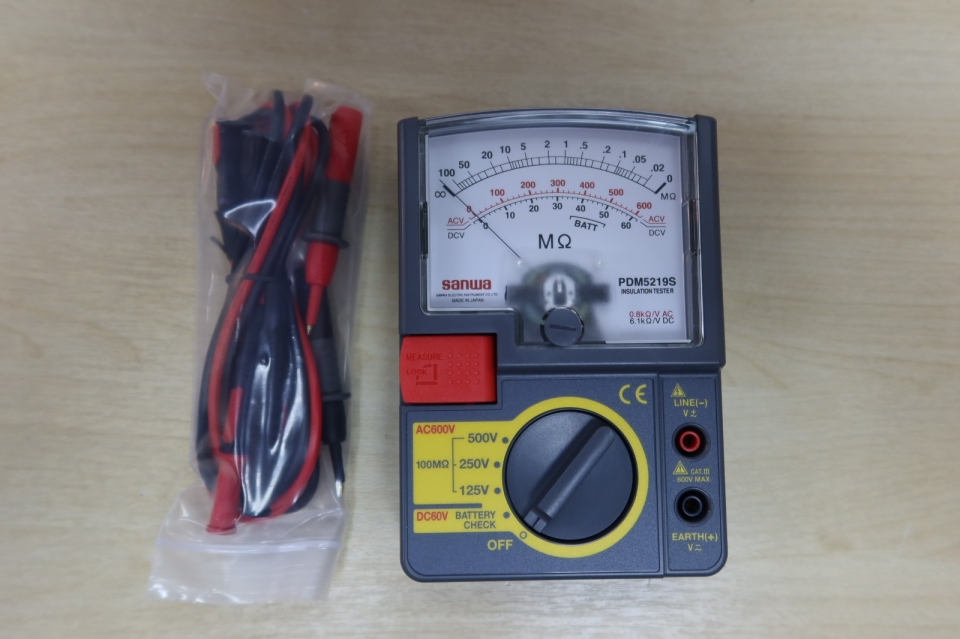SANWA PDM5219S (TA453PD) DIGITAL MEGAMETER (INSULATION RESISTANCE TESTER)