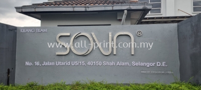 SOVN (Kampung Baru Subang) - 3D Stainless Steel Box Up