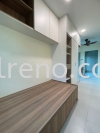 Renovation & Carpentry work in Puncak Alam Selangor Malaysia #tvcabinet #tvconsole #plywood #melamine #veneer #spraypaint #laminate #wardrobe #kitchencabinet #studyroom #storagecabinet #shoecabinet #table #island #bench #displaycabinet #featurewall #flutedpanel Alam Suria @ Puncak Alam Landed House Renovation Project