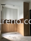 Carpentry work in Damansara uptown PJ Selangor Malaysia #tvcabinet #tvconsole #plywood #melamine #veneer #spraypaint #laminate #wardrobe #kitchencabinet #studyroom #storagecabinet #shoecabinet #table #island #bench #displaycabinet #featurewall #flutedpanel Damansara Uptown Landed House Renovation Project