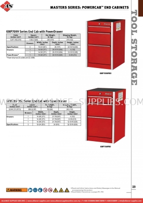 SNAP-ON Masters Series: Powercab™ End Cabinets