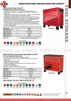 SNAP-ON Mobile Solutions: Heritage Series End Cabinets