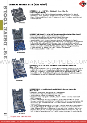 SNAP-ON General Service Sets (Blue Point®)