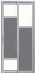 SD-8052 SD-8052 Toilet Aluminium Door Aluminium Door Choose Sample / Pattern Chart