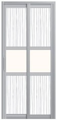 SD-8027 SD-8027 Toilet Aluminium Door Aluminium Door Choose Sample / Pattern Chart