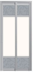 SD-8033 SD-8033 Toilet Aluminium Door Aluminium Door Choose Sample / Pattern Chart