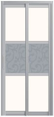 SD-8025 SD-8025 Toilet Aluminium Door Aluminium Door Choose Sample / Pattern Chart