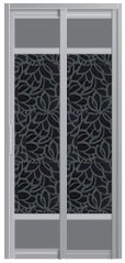 SD-8031 SD-8031 Toilet Aluminium Door Aluminium Door Choose Sample / Pattern Chart