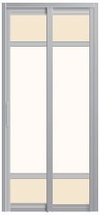 SD-8038 SD-8038 Toilet Aluminium Door Aluminium Door Choose Sample / Pattern Chart