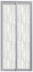SD-8011 SD-8011 Toilet Aluminium Door Aluminium Door Choose Sample / Pattern Chart