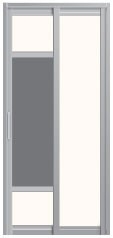 SD-8056 SD-8056 Toilet Aluminium Door Aluminium Door Choose Sample / Pattern Chart