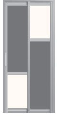 SD-8049 SD-8049 Toilet Aluminium Door Aluminium Door Choose Sample / Pattern Chart