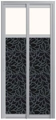SD-8022 SD-8022 Toilet Aluminium Door Aluminium Door Choose Sample / Pattern Chart
