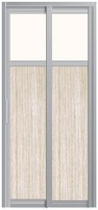 SD-8021 SD-8021 Toilet Aluminium Door Aluminium Door Choose Sample / Pattern Chart