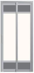 SD-8037 SD-8037 Toilet Aluminium Door Aluminium Door Choose Sample / Pattern Chart