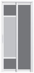 SD-8055 SD-8055 Toilet Aluminium Door Aluminium Door Choose Sample / Pattern Chart