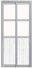 SD-8043 SD-8043 Toilet Aluminium Door Aluminium Door Choose Sample / Pattern Chart