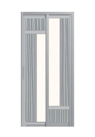 SD-8108 SD-8108 Toilet Aluminium Door Aluminium Door Choose Sample / Pattern Chart