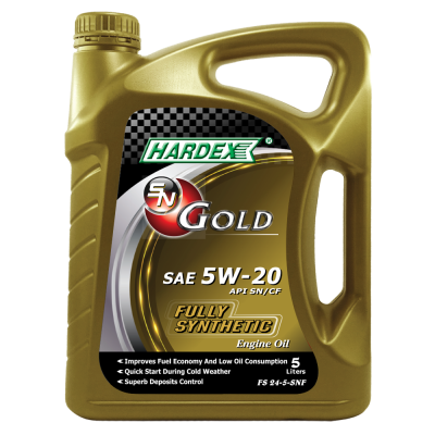 HARDEX SN GOLD FULLY SYNTHETIC ENGINE OIL SERIES SAE 5W-20